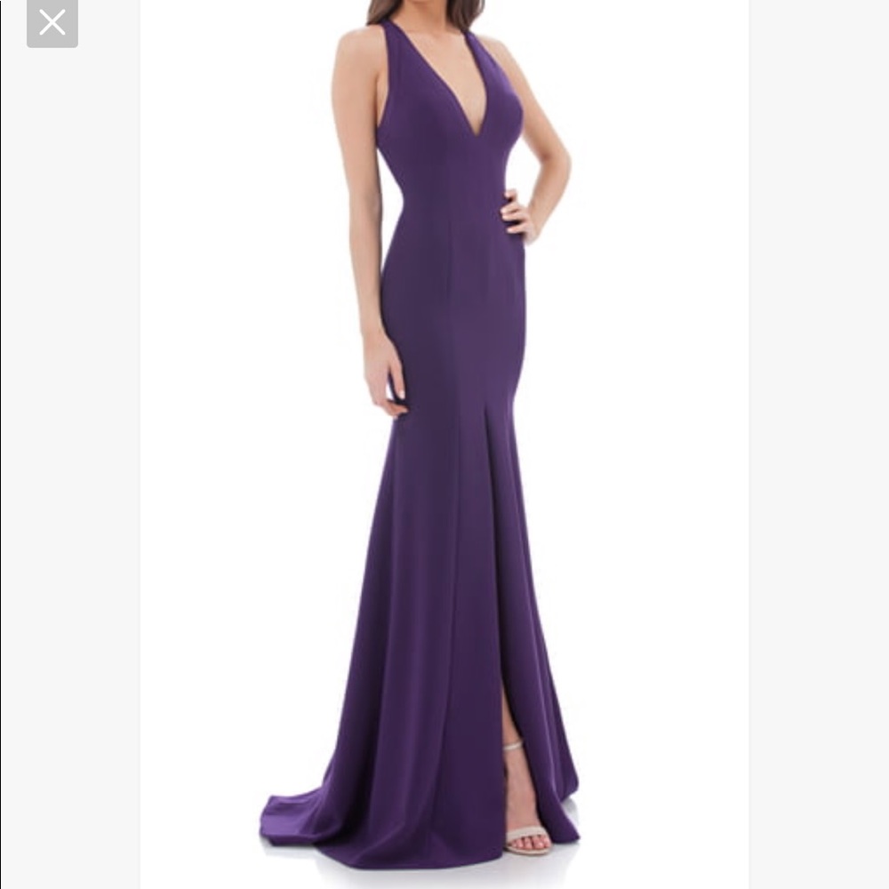 NWT Carmen Marc Valvo Infusion Mermaid Dress